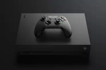 Xbox One X Console Controller Front Tilt Top