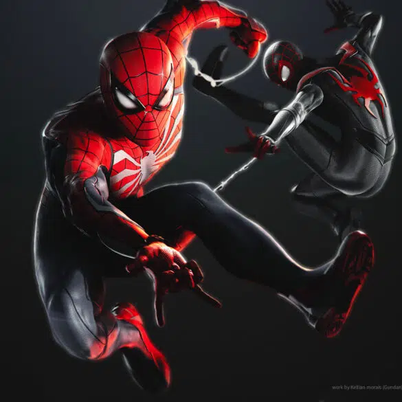 MARVEL'S SPIDER-MAN-2 COVER ART WORK