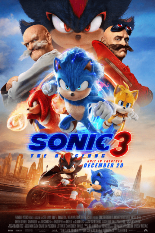 Sonic the Hedgehog 3 Cover